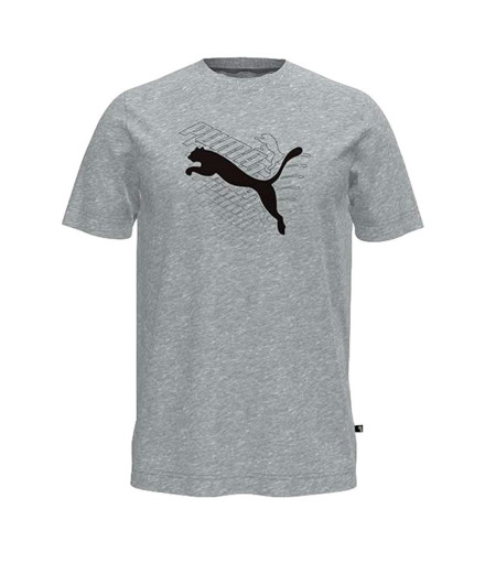 Camiseta Puma Graphics Cat Gris Hombre