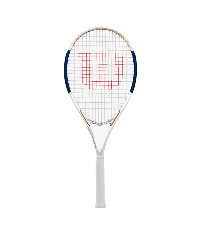 Raquete de Tênis Wilson Roland Garros Elite Adulto Branco/Navy