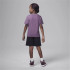 Conjunto Jordan Air 2 3D Ft Short Set Niño Morado