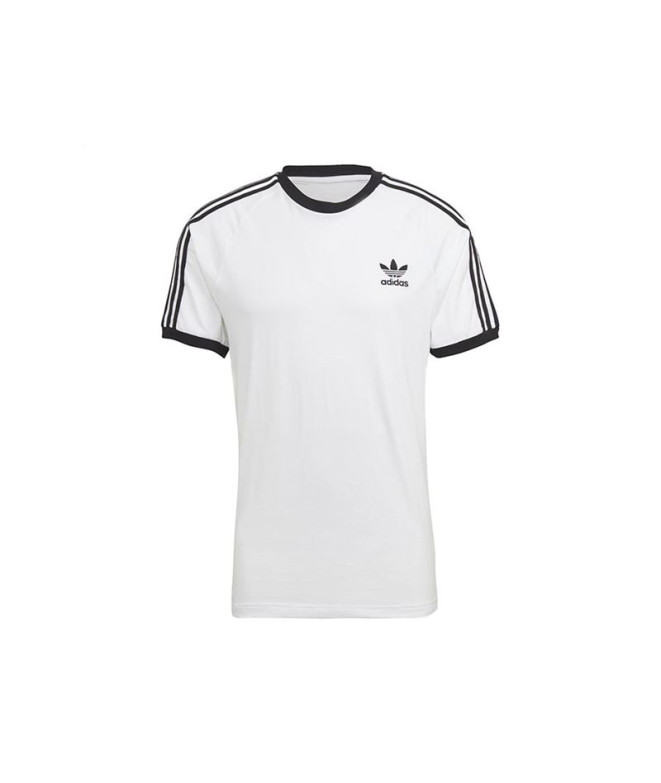 Camiseta adidas Homem 3 Bandas Branco