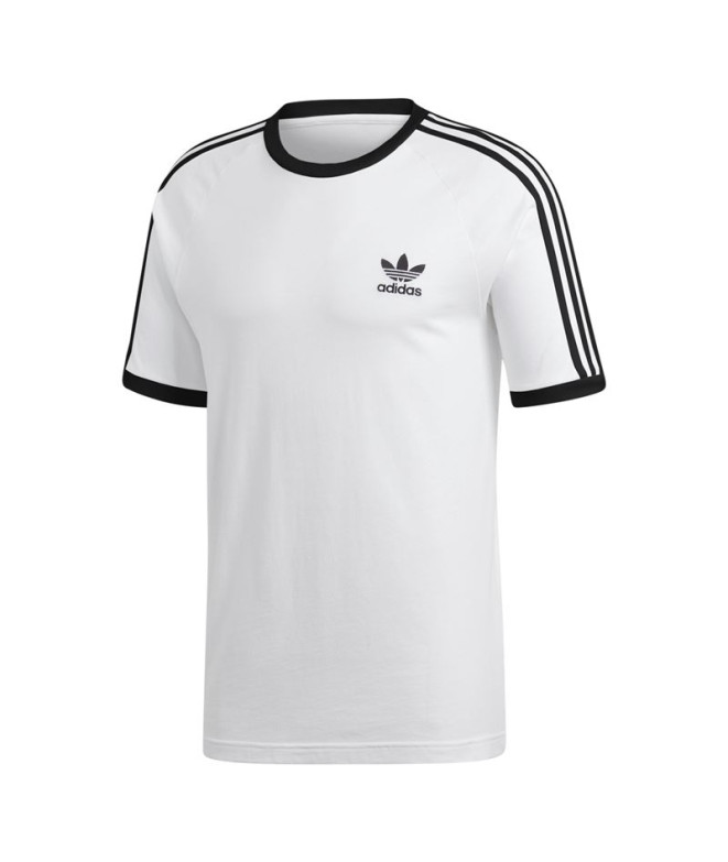 Camiseta adidas 3 Stripes blanco Hombre