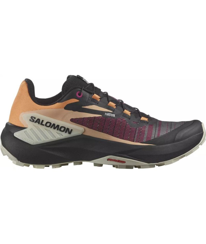 Sapatilhas de Trail Salomon Genesis Bparad/Black/Almilk Mulher