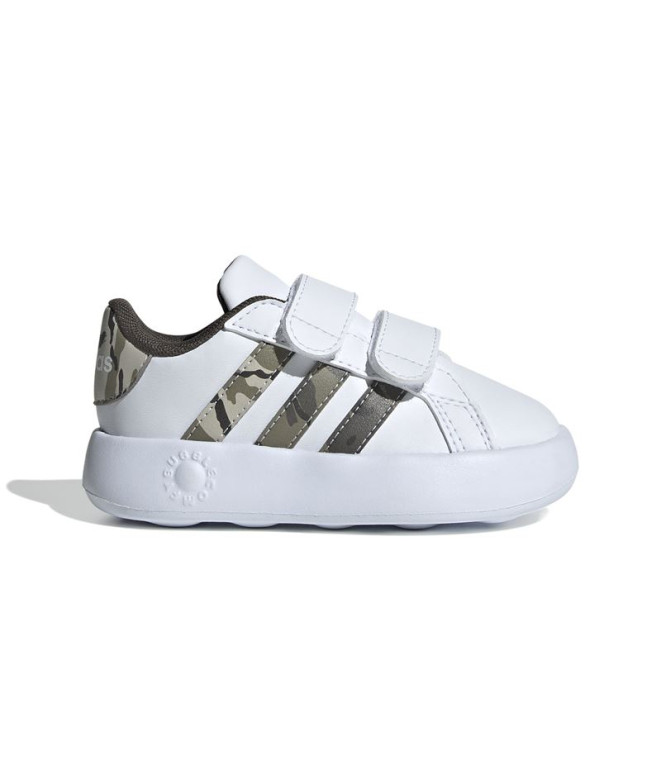 Sapatilhas adidas Grand Court 2.0 Infantil Branco