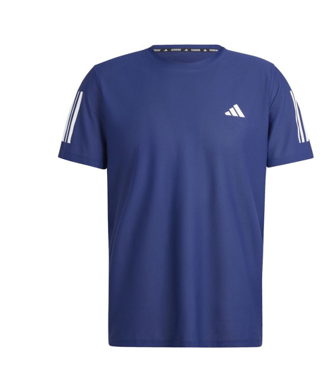 Camiseta de Running adidas Own The Run Hombre Azul Oscuro