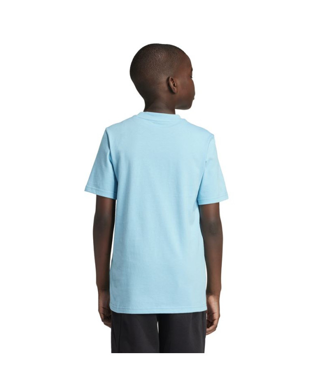 T-shirt adidas Camo Linear Enfant Bleu