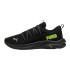 Chaussures Puma Softride One4all Noir Jaune Homme