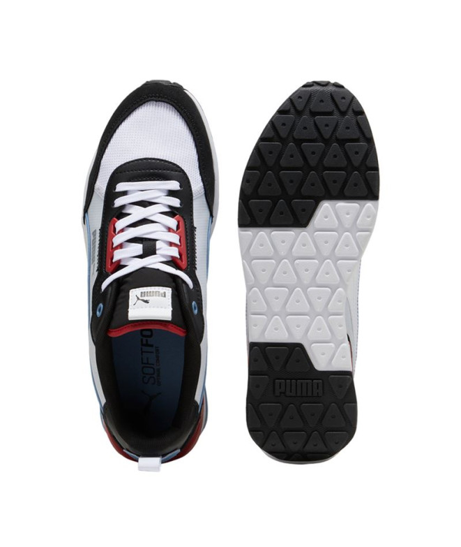 Chaussures Puma R22 Blanc Bleu