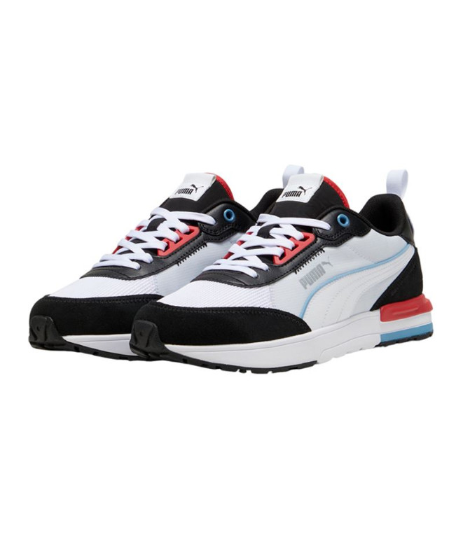 Chaussures Puma R22 Blanc Bleu