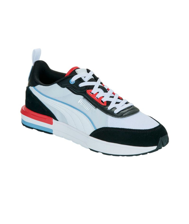 Chaussures Puma R22 Blanc Bleu