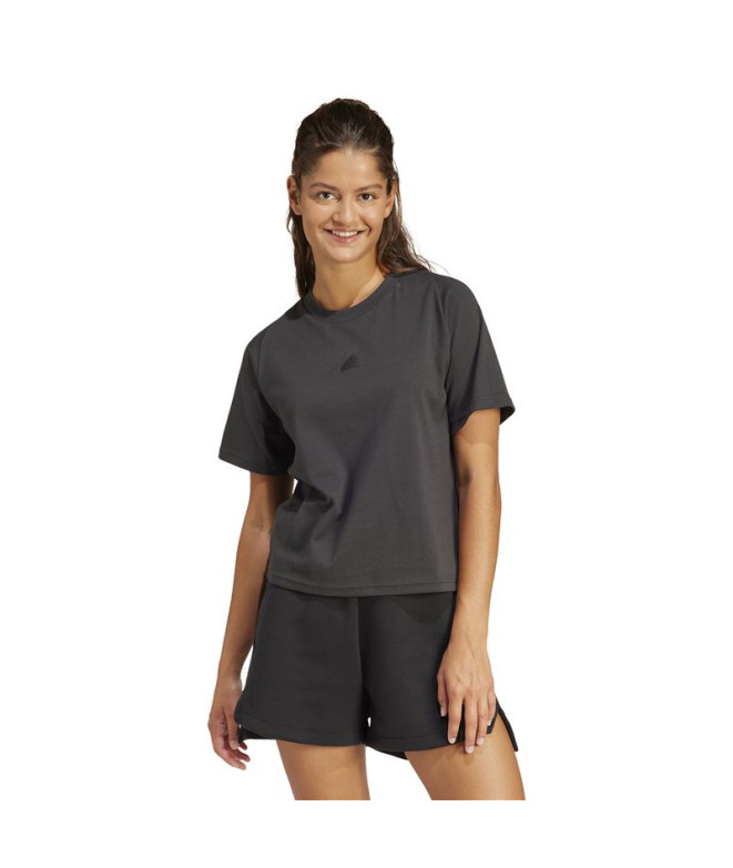Camiseta adidas Mulher Z.N.E. Preto