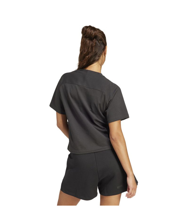 Camiseta adidas Mulher Z.N.E. Preto