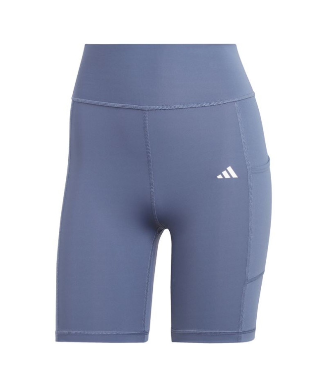Pantalon by Fitness adidas Essentials Opt St 7Inch Femme Blue