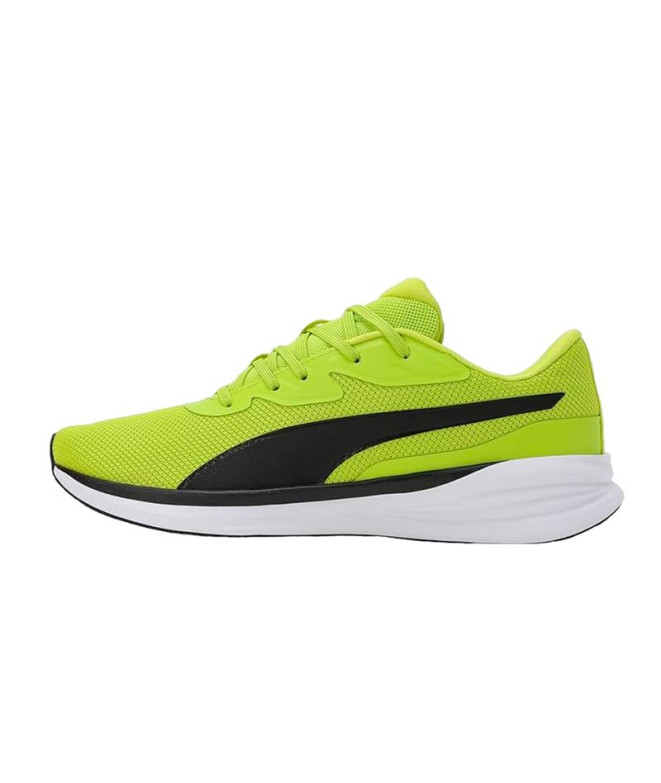 Zapatillas Puma Night Runner V3 Negro-Amarillo