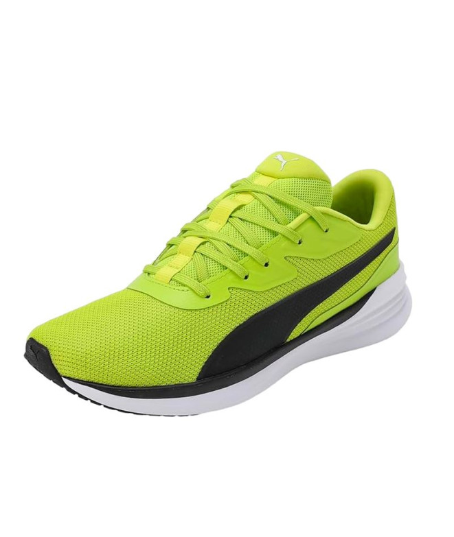 Zapatillas Puma Night Runner V3 Negro-Amarillo