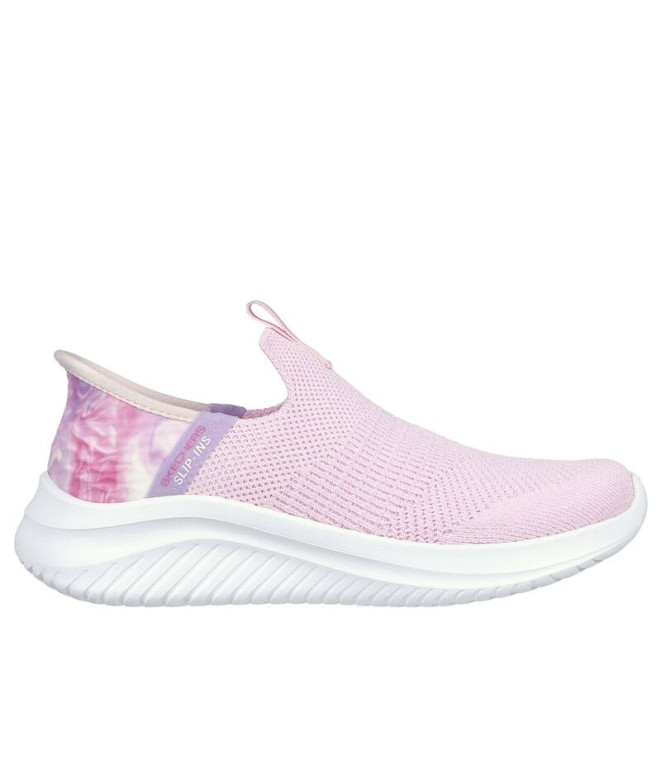 Chaussures Skechers Fille Ultra Flex 3.0 - Slip-InsColory Wild Pink