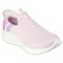 Sapatilhas Skechers Ultra Flex 3.0 - Slip-InsCor da Wild Menina Rosa