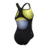 Fato de banho de Natação Speedo Digital Printed Medalist Mulher Preto