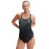Fato de banho de Natação Speedo Digital Printed Medalist Mulher Preto