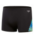 Fato de banho de Natação Speedo Allover Digi V-Cut Aquashort Homem Preto/Cobalto
