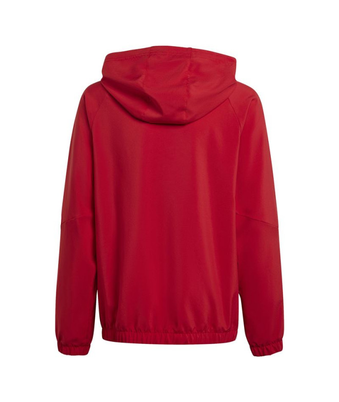 Coupe-vent de Football adidas Tiro24 Enfant Rouge