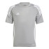 Camiseta de Futebol adidas Tiro24 Jsyy Infantil Cinza