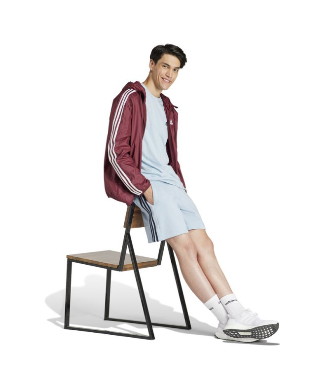 Calça adidas 3Bandas Ft Short Homem Azul