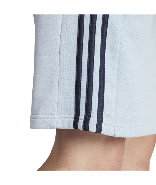 Calça adidas 3Bandas Ft Short Homem Azul
