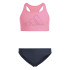 Biquíni de Natação adidas Big Bars Biquíni Menina Rosa