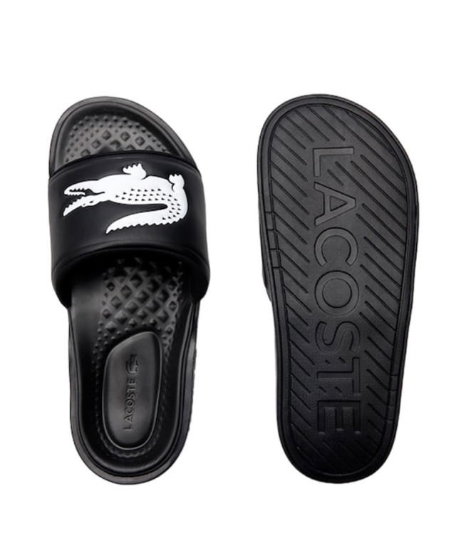 Chanclas Lacoste Slides Sandals Hombre Negro