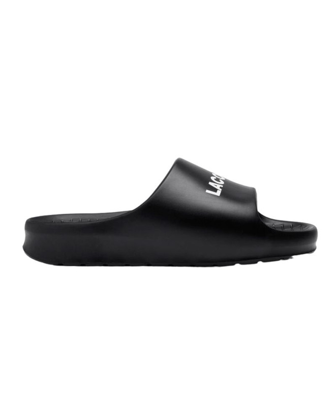 Tongs Lacoste Slides et sandales Femme Noir