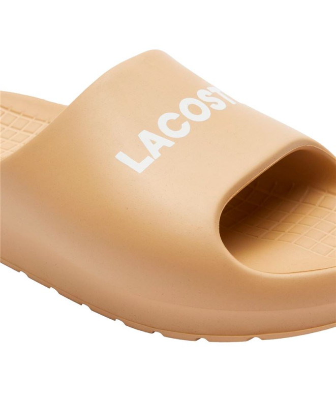 Chinelos Lacoste Slides & Sandals Mulher Bege