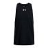 Camiseta Basquetebol Under Armour Homem de BASELINE TANQUE DE ALGODÃO Preto