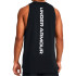 Camiseta Basquetebol Under Armour Homem de BASELINE TANQUE DE ALGODÃO Preto