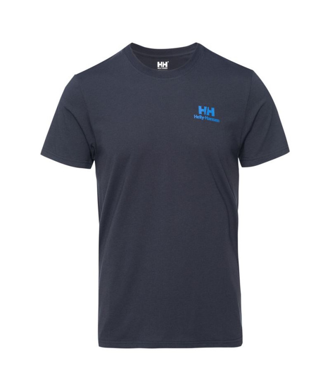 Camiseta de Montaña Helly Hansen Nord Graphic Hombre Navy