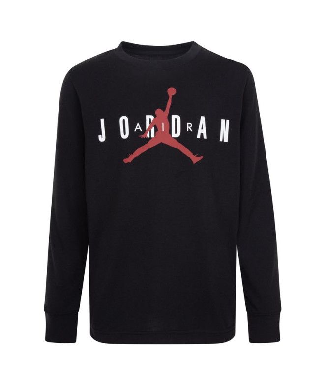 T-shirt Nike Jordan LS Noir