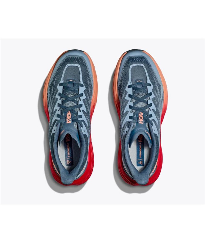 Chaussures de Trail Hoka Speedgoat 5 Femme Bleu