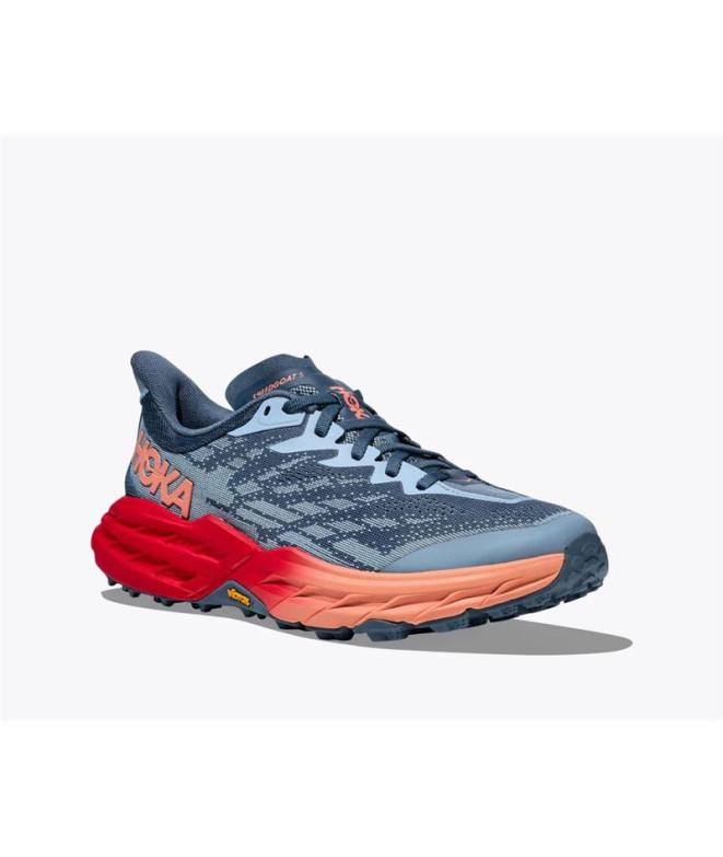 Sapatilhas de Trail Hoka Speedgoat 5 Mulher Azul