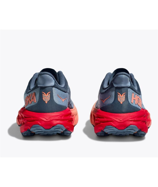 Chaussures de Trail Hoka Speedgoat 5 Femme Bleu