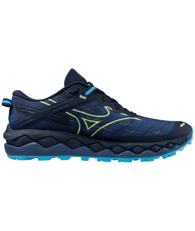 Chaussures De Trail Mizuno Wave Mujin 10 Homme Bleu