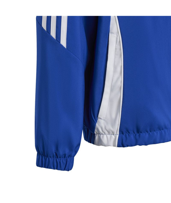 Cortavientos de Fútbol adidas Tiro24 Infantil Azul