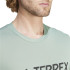Camiseta caminhadas adidas Multi Terrex Log Tech Homem Verde