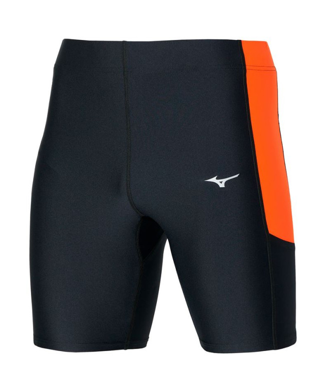 Malhas de Running Mizuno Impulse Core Mid Tight Homem Preto