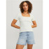 T-shirt Jack & Jones Jxsky Ss Knit Cloud Dancer