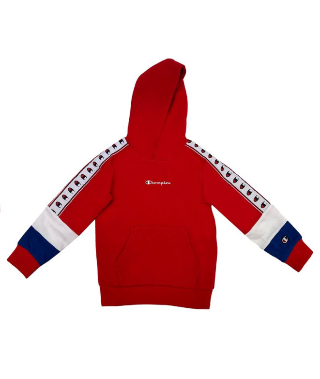 Sudadera Champion Hooded Sweatshirt Infantil Rojo