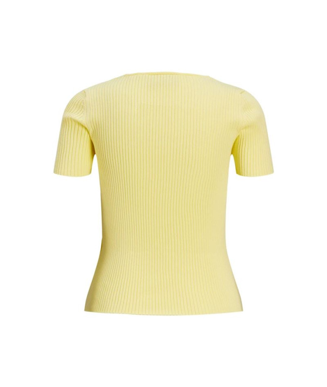 Camiseta Jack & Jones Jxsky Ss Knit French Vanilla