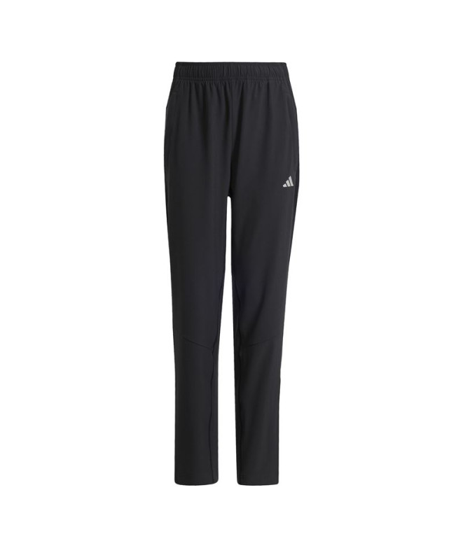 Calça por Fitness adidas Essentials Woven Infantil Preto