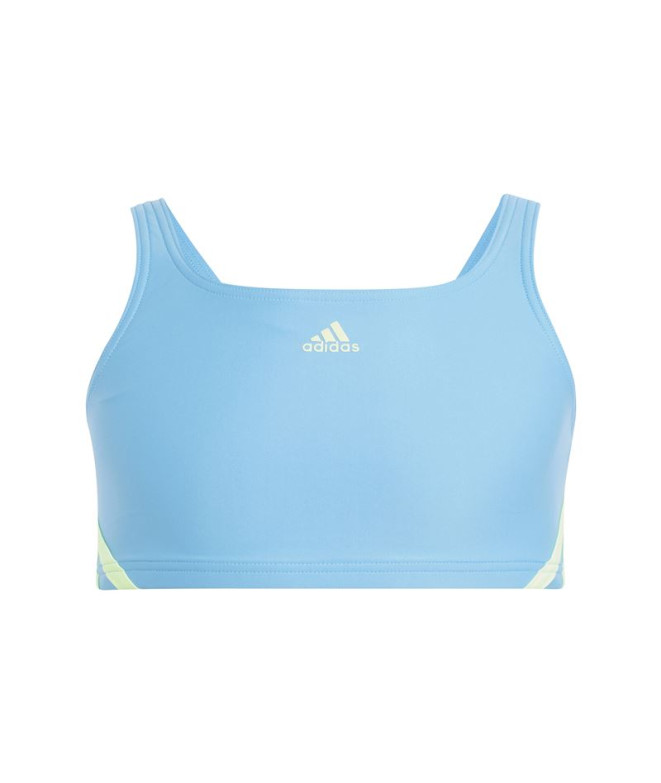 Bikini de Natation adidas 3 Bands Fille Blue