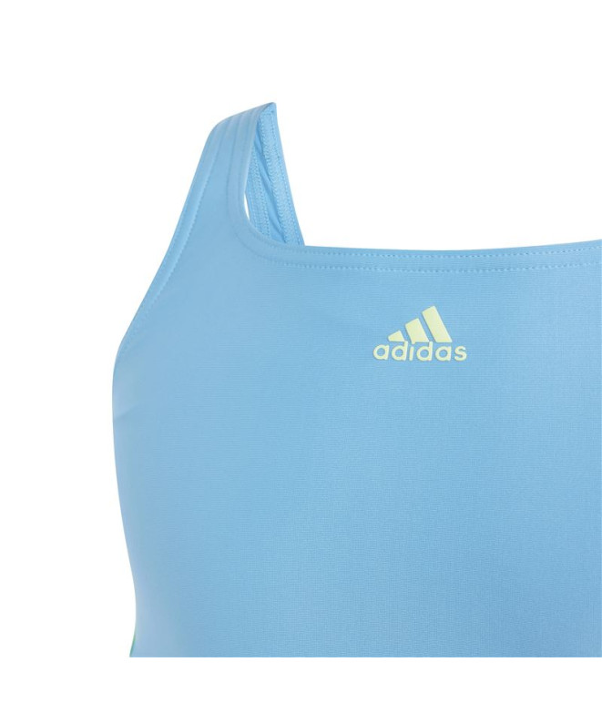 Biquíni de Natação adidas 3 Bandas Menina Azul