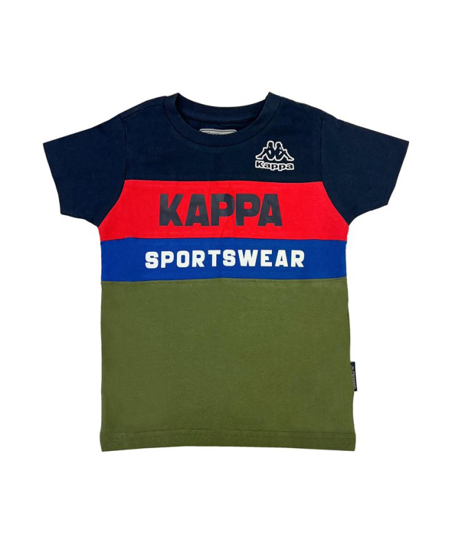 T-shirt Kappa 8056M00058 Bleu marine Enfant