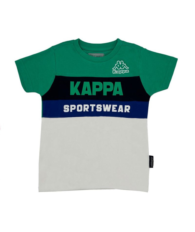 T-shirt Kappa 8056M00058 Vert Enfant